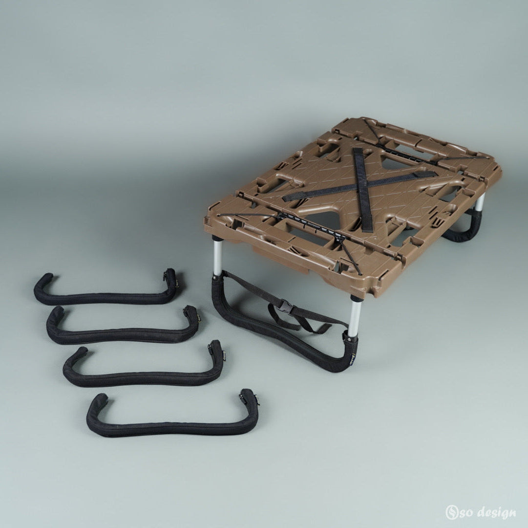 The Master Base Protectors – Custom-fit for Snow Peak Rack Sotto (Set of 6)