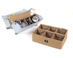 Snow Peak Stacking Shelf Container 25 Dual Insert Case Set