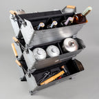 Snow Peak Stacking Shelf Container 25 Dual Insert Case Set