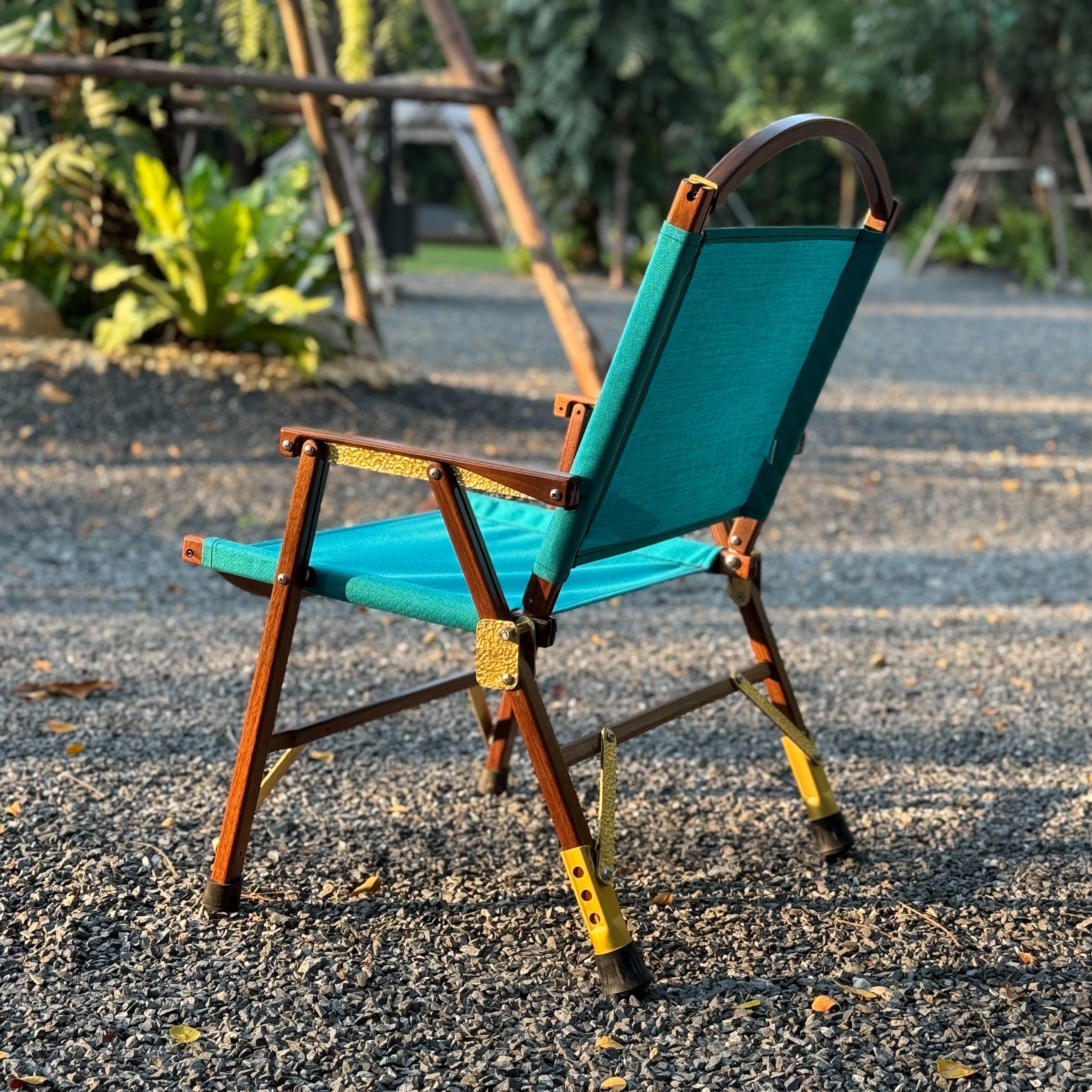 The Masterpiece Hand-Hammered Brass Hardware Set for Kermit Chair