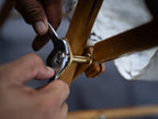 Numbered Hand-Hammered Kermit Chair Brass Hardware Set – 16-Piece Bespoke Kit