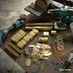 Kermit Chair Brass Hardware Set – 16-Piece Full Upgrade Kit